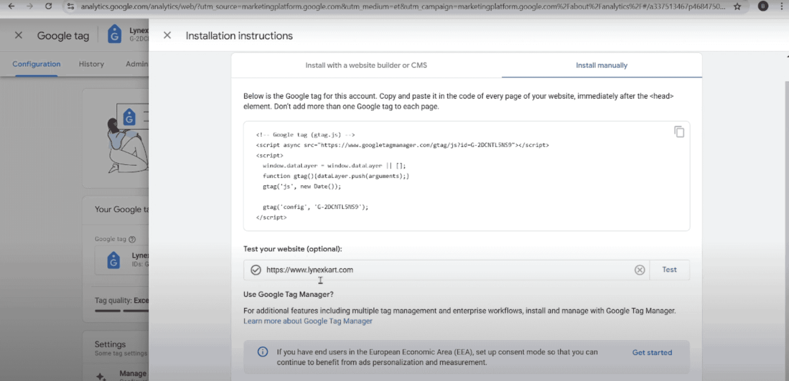 Test Google Tag Installation is working correctly or not