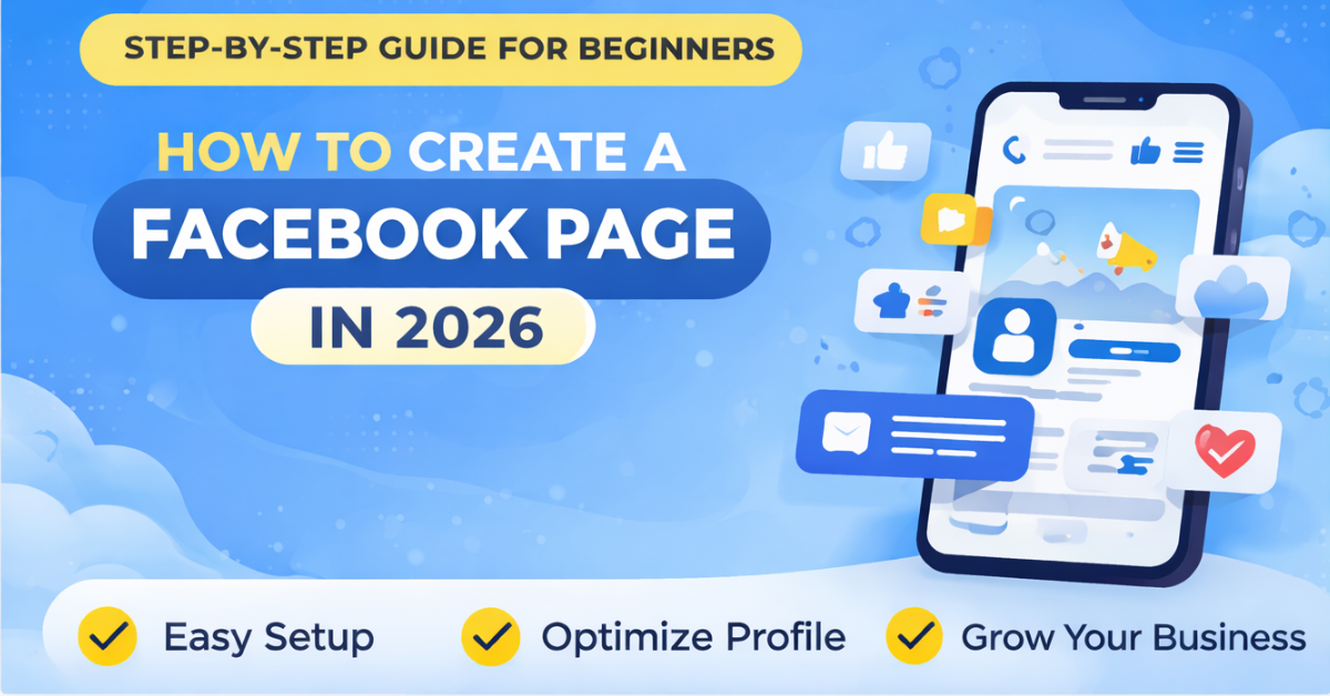 How to create a Facebook page in 2026